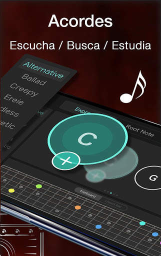 Simulador de guitarra con ritmo libre y juegos screenshot 15