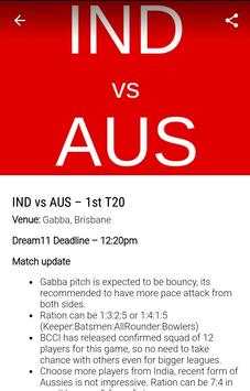 Dream11 Players screenshot 2