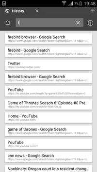 Firebird Browser Pro superFast screenshot 4