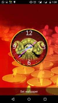 Durga Mata Clock Live Wallpaper screenshot 2