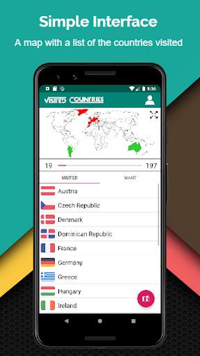 Visited Countries screenshot 1