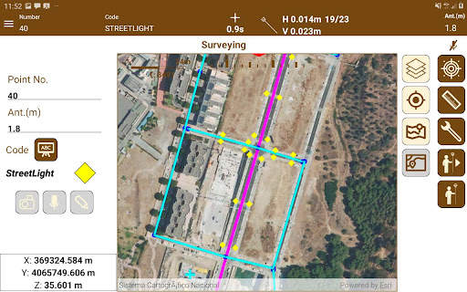 TcpGPS - Surveying with GNSS screenshot 1