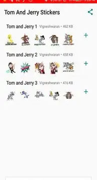Tom and Jerry Tamil Sticker screenshot 1