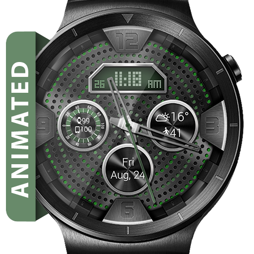 LED Pulse HD Watch Face Widget &amp; Live Wallpaper icon