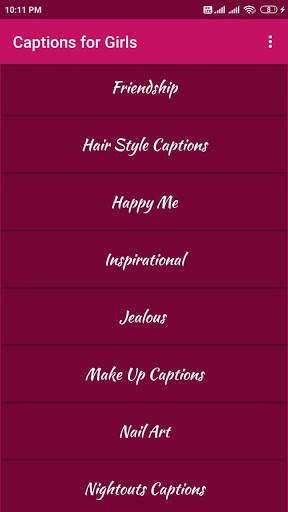 Captions for Girls screenshot 2