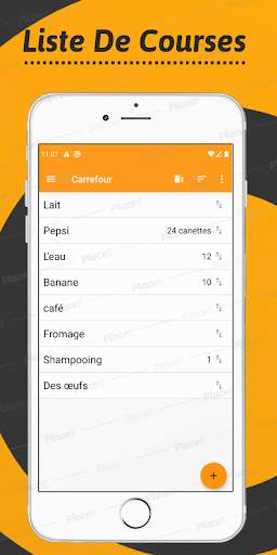 liste de courses en français screenshot 4