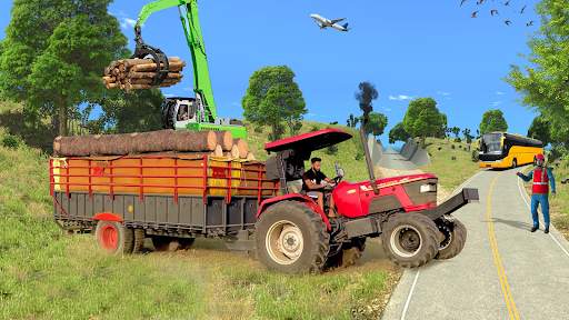 Hill Tractor Trolley Simulator screenshot 12