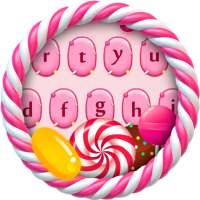 Pink Candy Cute - Keyboard Theme logo