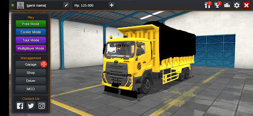 Mod Bussid Truck Dump screenshot 3