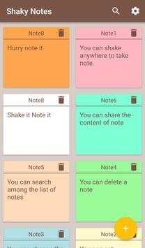 Shaky Notes- Shake it Note it screenshot 2