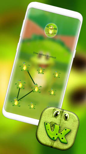 Cute Frog Cartoon Launcher Theme screenshot 4