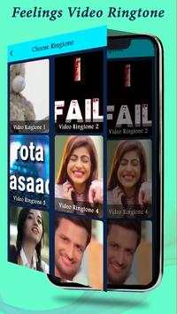 Feelings Video Ringtone For incoming Call screenshot 1