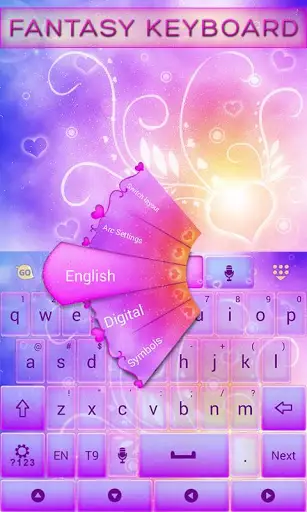 Fantasy GO Keyboard Theme screenshot 2