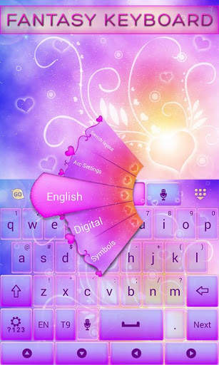 Fantasy GO Keyboard Theme screenshot 2