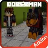 Doberman Dog Add-on for Minecraft logo