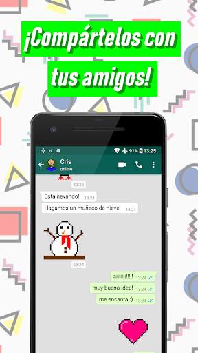 Stixel - Stickers en Pixel Art para WhatsApp screenshot 3