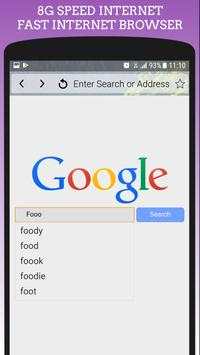 8G Internet Browser: Fast - High Speed Internet screenshot 4