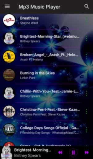 Mp3 Music Player [Audio Player] screenshot 1