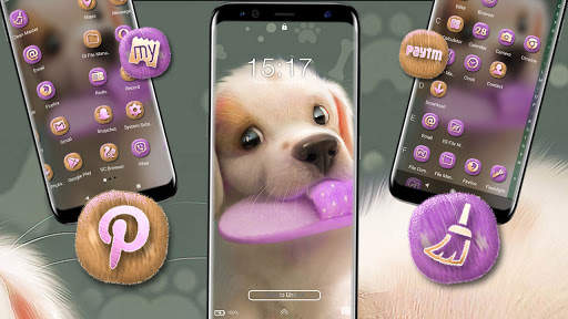 Cute Puppy Launcher Theme screenshot 4