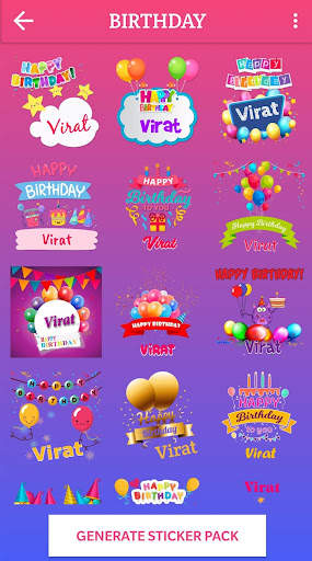 Name Sticker Maker -  Chat Sti screenshot 4