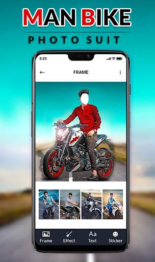 Man Moto Photo Suit screenshot 1