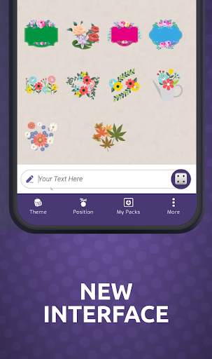 Texticker - WAStickerApps screenshot 1