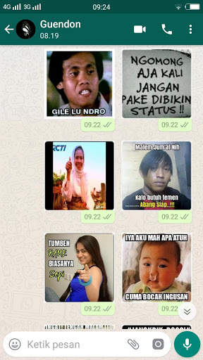 Wa Sticker Meme Lucu WaStickersApps screenshot 4