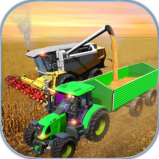 penuai traktor pertanian icon