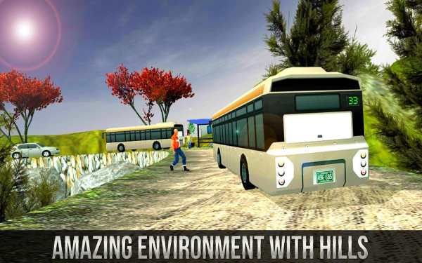 Off Road Bus Hill Climb Sim screenshot 4