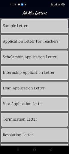 Letter & Application Writing - In One Application 4 تصوير الشاشة