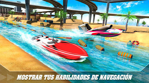Barco Agua velocidad simulador de carreras screenshot 2