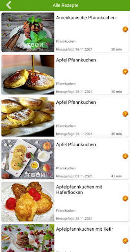 Pfannkuchen, Käsekuchen screenshot 3