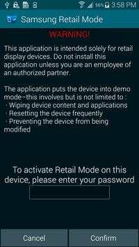 SAMSUNG RETAIL MODE LITE screenshot 1