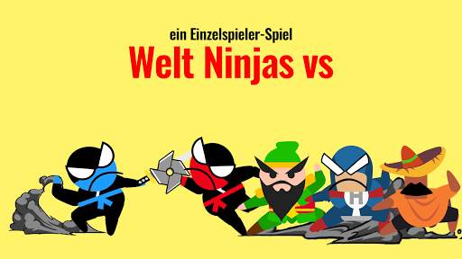 Springen Ninja Battle 2Spieler screenshot 2