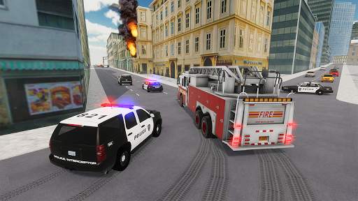 Fire Truck Driving Simulator screenshot 2
