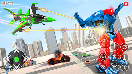Army Dino Robot Car Games 3D screenshot 5