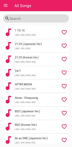TWICE Lyrics Offline screenshot 3