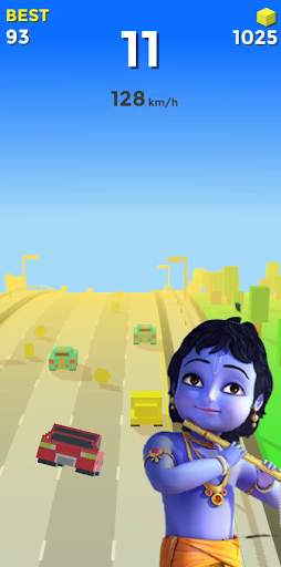 Krishna game : Krishna car racing game 4 تصوير الشاشة