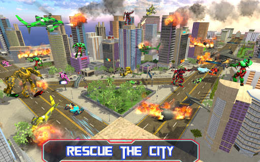 Bus Robot Formula Car Transformation War Game 2021 screenshot 6