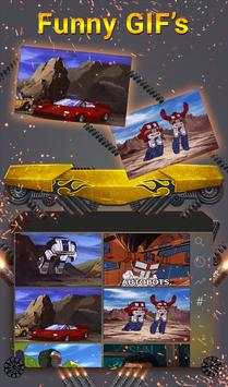 Yellow Transformer Car Keyboard Theme screenshot 7