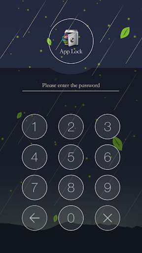 AppLock Theme RainDrop screenshot 1