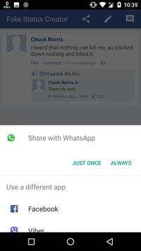 Fake Status Creator screenshot 5