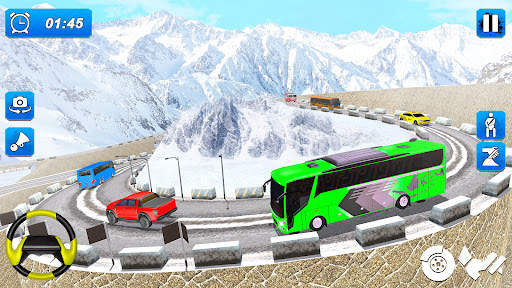 Snow Bus Simulator Games screenshot 3