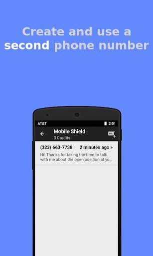 Anonymous & Secure Texting - Mobile Shield screenshot 2