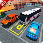 Multi Level Bus Parking City Drive Simulator icon