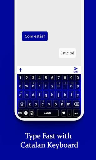 Catalan Color Keyboard: Catalan Typing keyboard screenshot 1