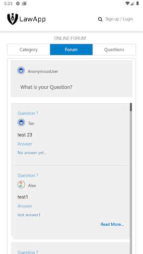 LawApp screenshot 3