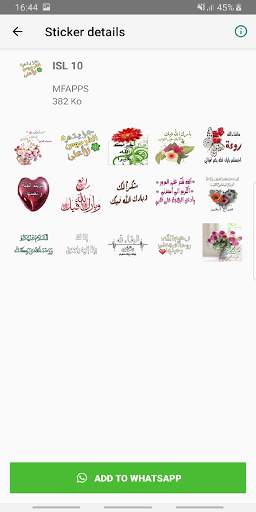 islamic stickers for Whatsapp - WASTICKERAPPS screenshot 7