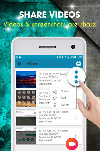 Screen Recorder, Screen Capture ( No root) screenshot 2