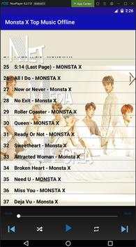Monsta X Top Music Offline screenshot 2